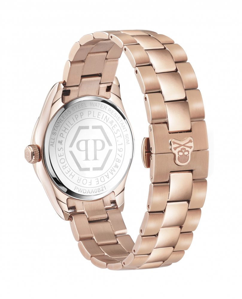 Philipp Plein Damen Armbanduhr PWDAA0821 Queen roségoldfarben