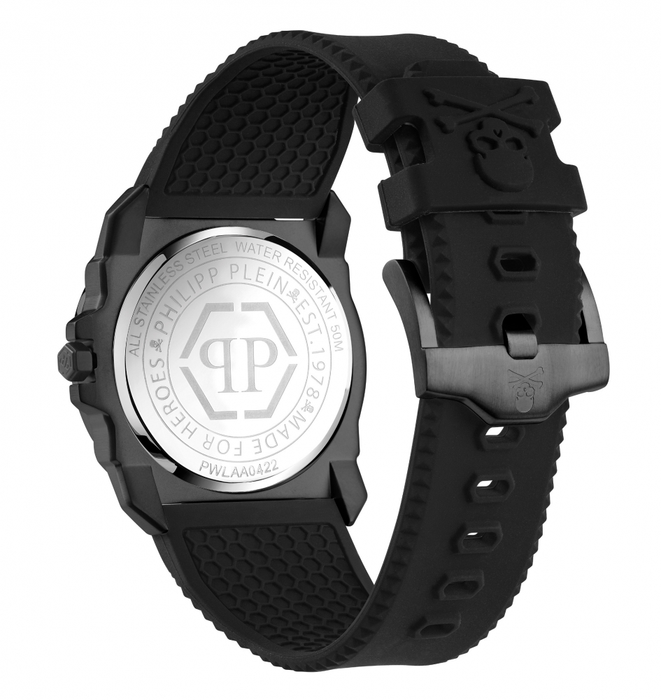 Philipp Plein Armbanduhr THE $KULL KING PWLAA0422 Silikon, schwarz