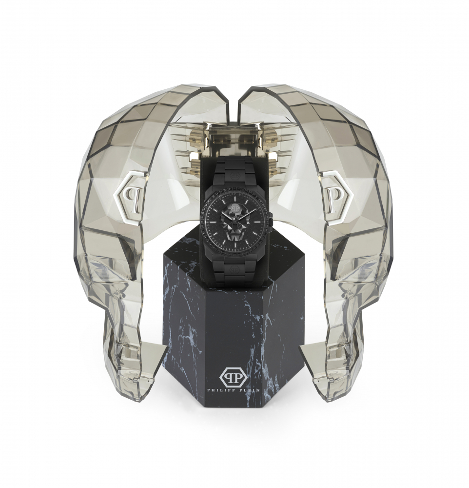 Philipp Plein Armbanduhr THE $KULL KING PWLAA0922 Edelstahl schwarz