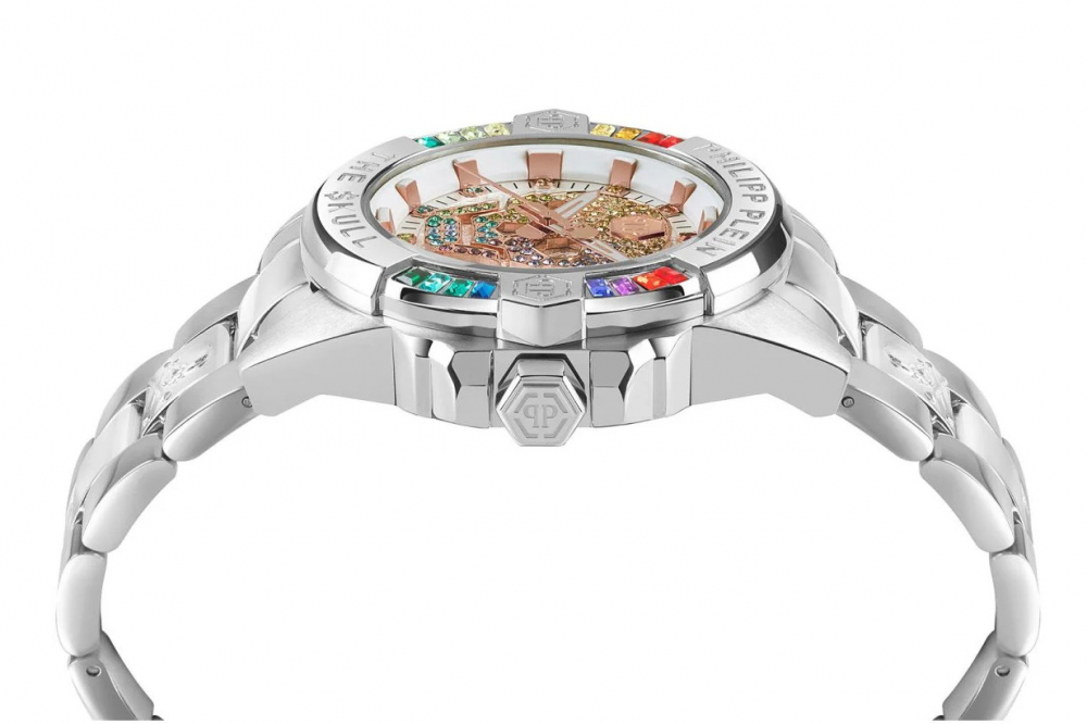 Philipp Plein Unisex Damenuhr Herrenuhr PWNAA0422 The Skull 41mm Edelstahl