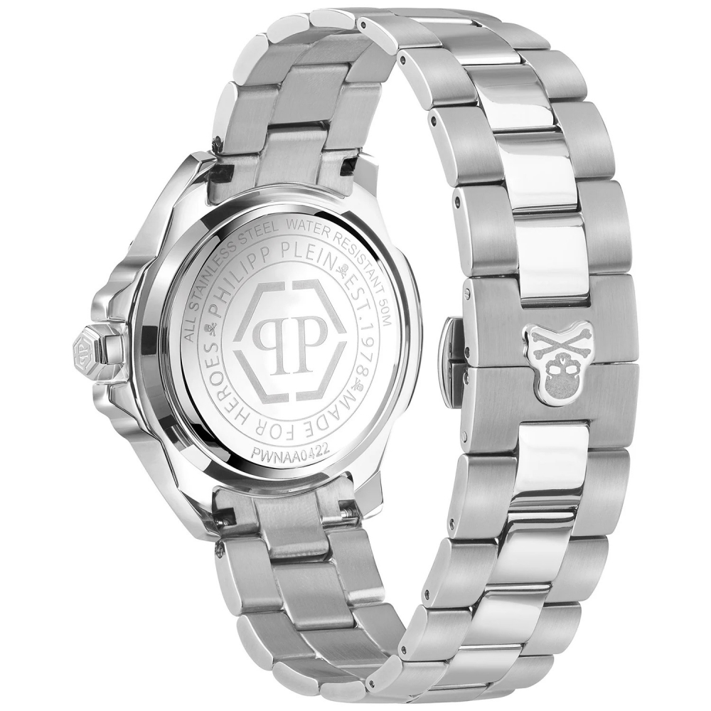Philipp Plein Unisex Damenuhr Herrenuhr PWNAA0422 The Skull 41mm Edelstahl