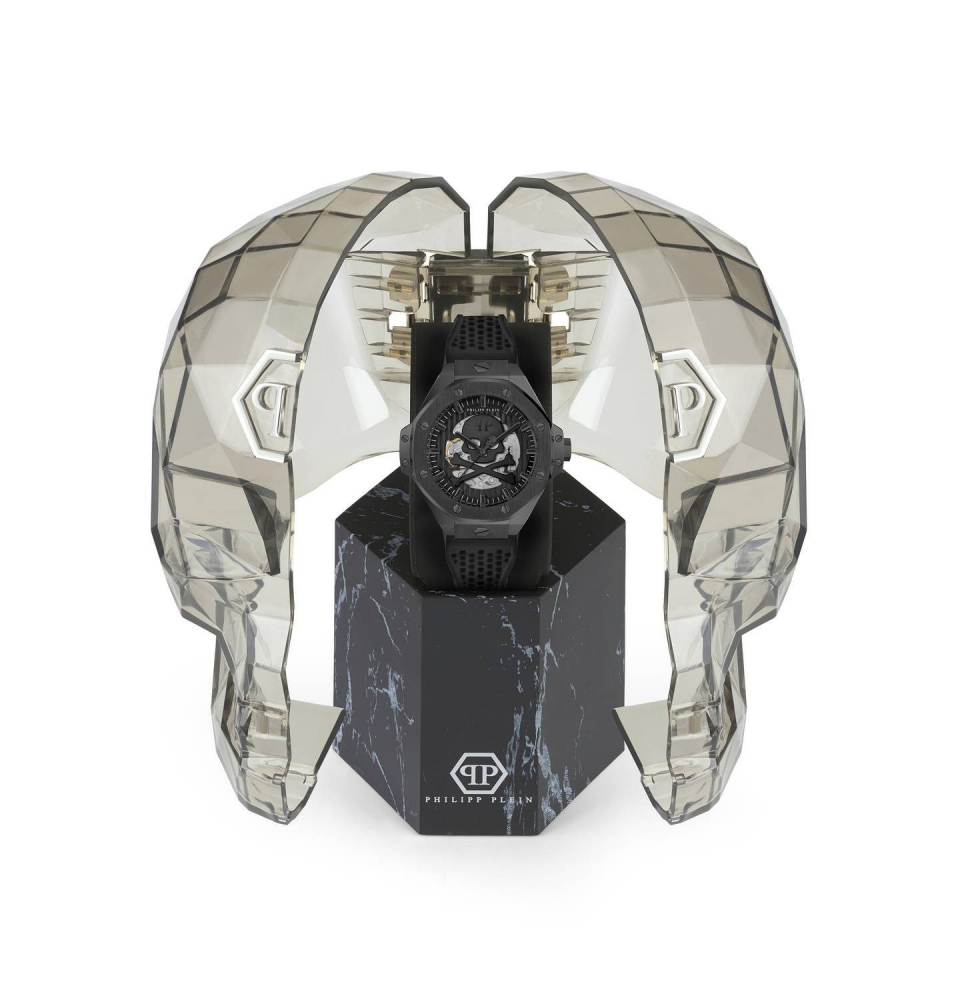 Philipp Plein Herren Armbanduhr PWPFA0924 Skeleton Royal Automatik 44mm