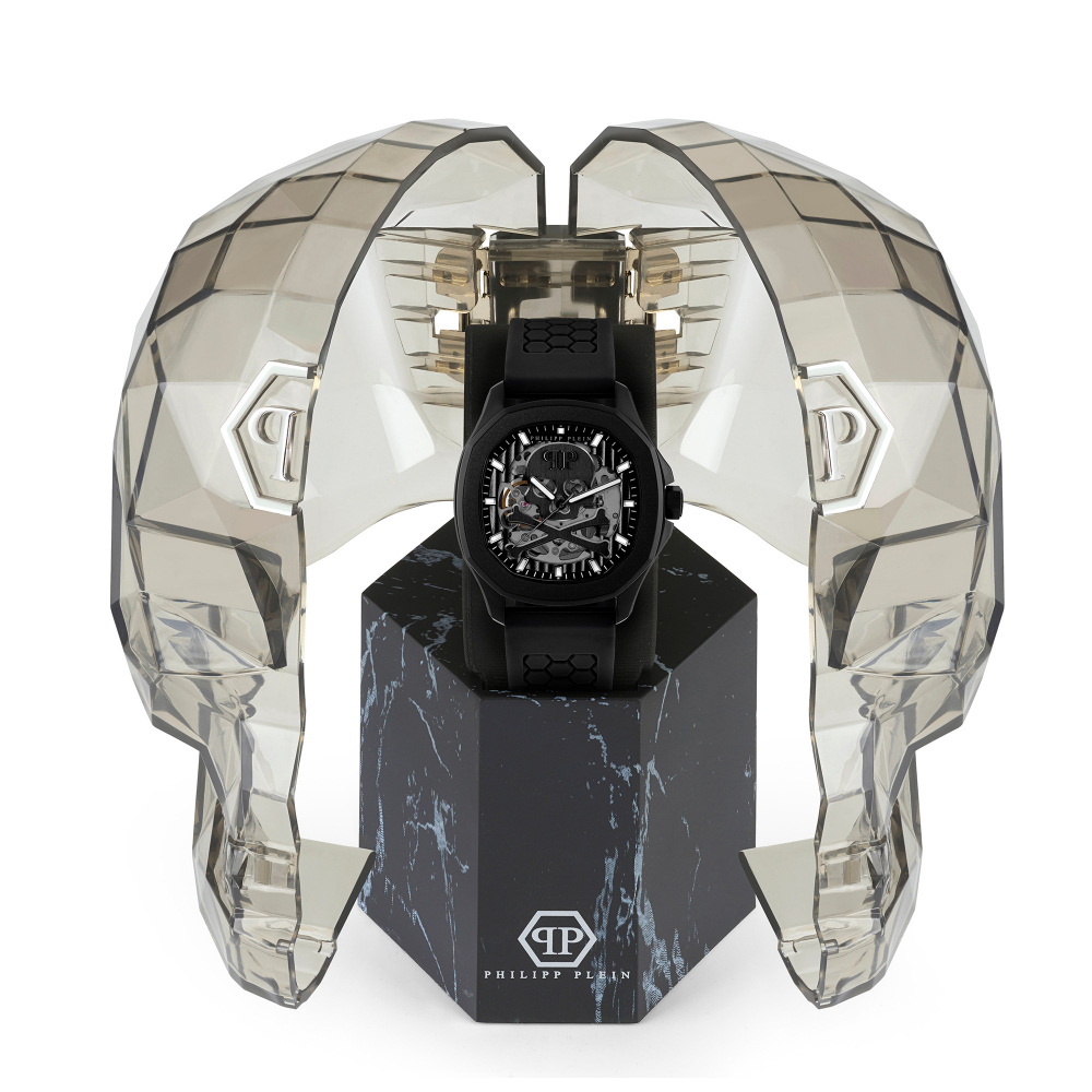 Philipp Plein Herren Armbanduhr SKELETON SPECTRE WATCH PWRAA0923 Automatik 42mm