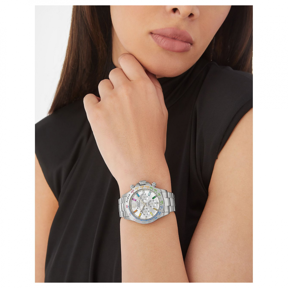 Philipp Plein Damen Armbanduhr PWSBA0123 Street Couture Chrono 38mm