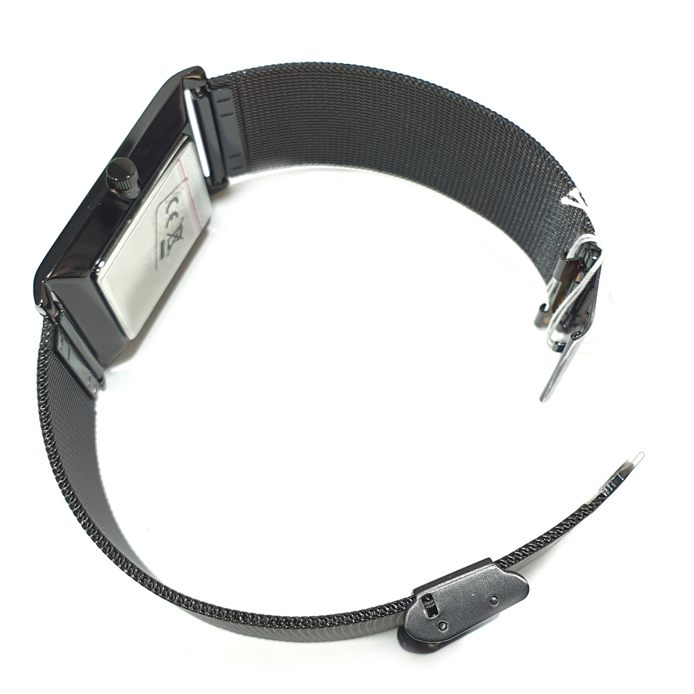 Regent 1151770 schicke Armbanduhr für Herren in schwarz