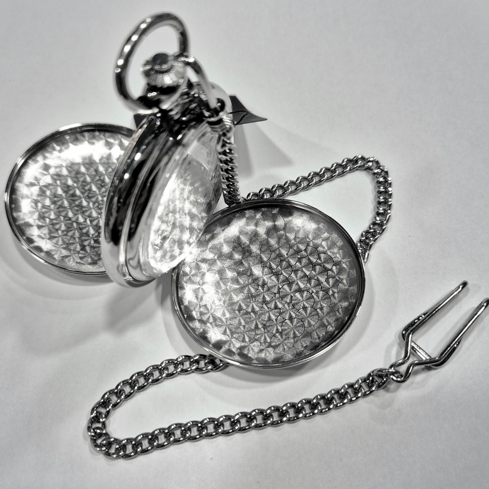 UMR RUHLA 5474-1 Taschenuhr Handaufzug kleine Sekunde mit Kette