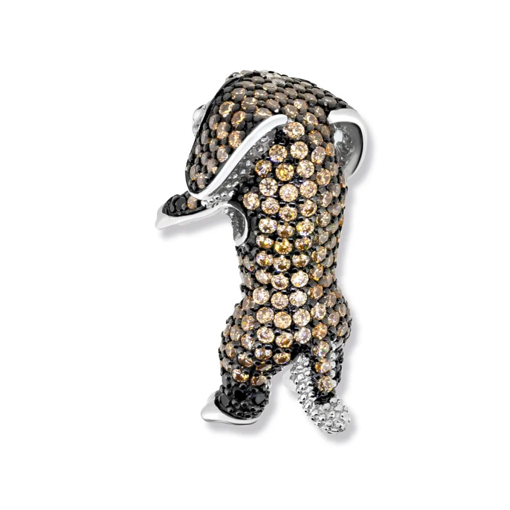 Seinerzeit SZA-3990-244 Skippy Hunde Anhänger in 925-Sterlingsilber