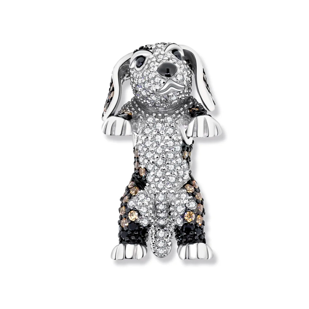 Seinerzeit SZA-3990-244 Skippy Hunde Anhänger in 925-Sterlingsilber