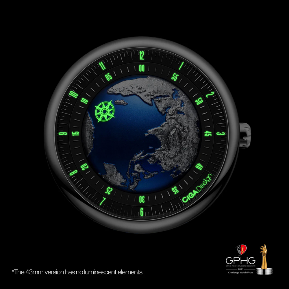CIGA design Uhr U039-SU01-W6U Blue Planet II Atlantic Ocean Automatik