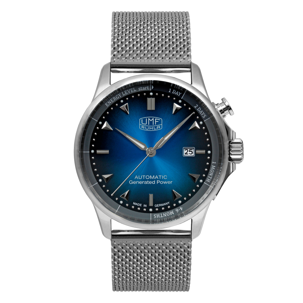 UMF Ruhla 1062M-3 Automatik-Kinetic, Armbanduhr Saphirglas, 42mm