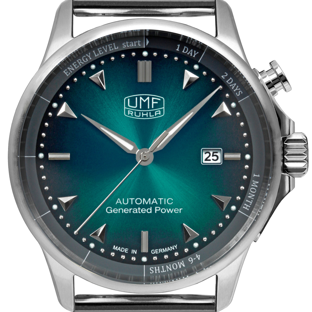 UMF Ruhla 1064M-3 Automatik-Kinetic, Armbanduhr Saphirglas, 42mm