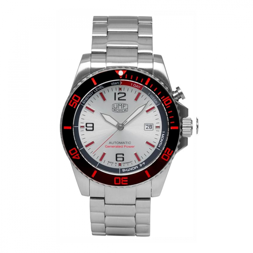 UMF Ruhla 1072M-1 Automatik-Kinetic, Armbanduhr Saphirglas, 42mm