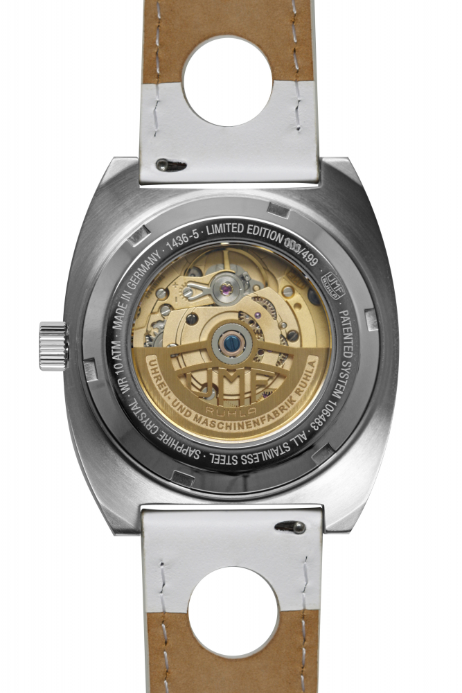 UMF Ruhla 1436-5 Digi Scheibenuhr Final Edition Automatik, Saphirglas, 41mm