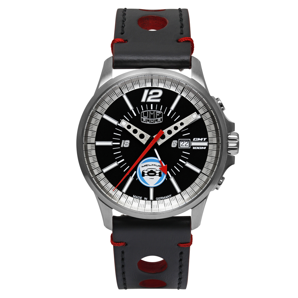 UMF Ruhla Armbanduhr 1848-1 Melkus RS 1000 Edition, GMT, Saphirglas, 42mm