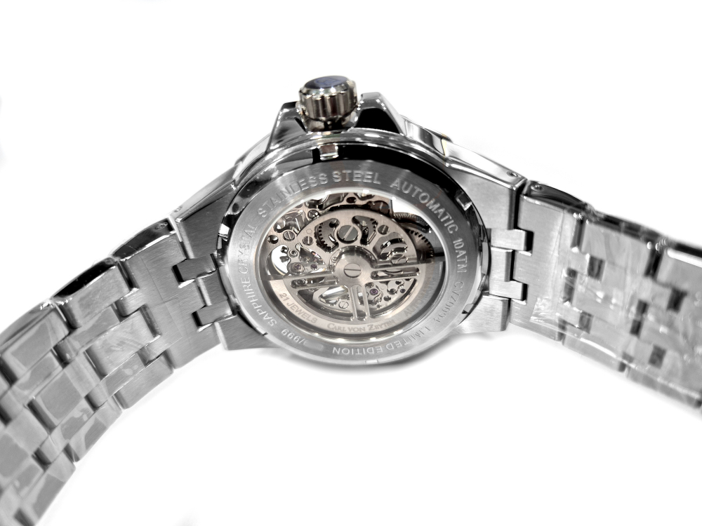 Carl von Zeyten CVZ0094RBLM Automatik Urberg Armbanduhr Saphirglas, Skelett