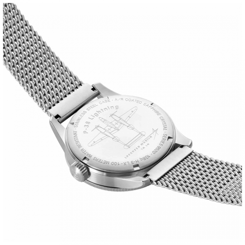 Luminox XA.9522 Herren Armbanduhr Fliegeruhr P-38 Lightning GMT 9520 Series
