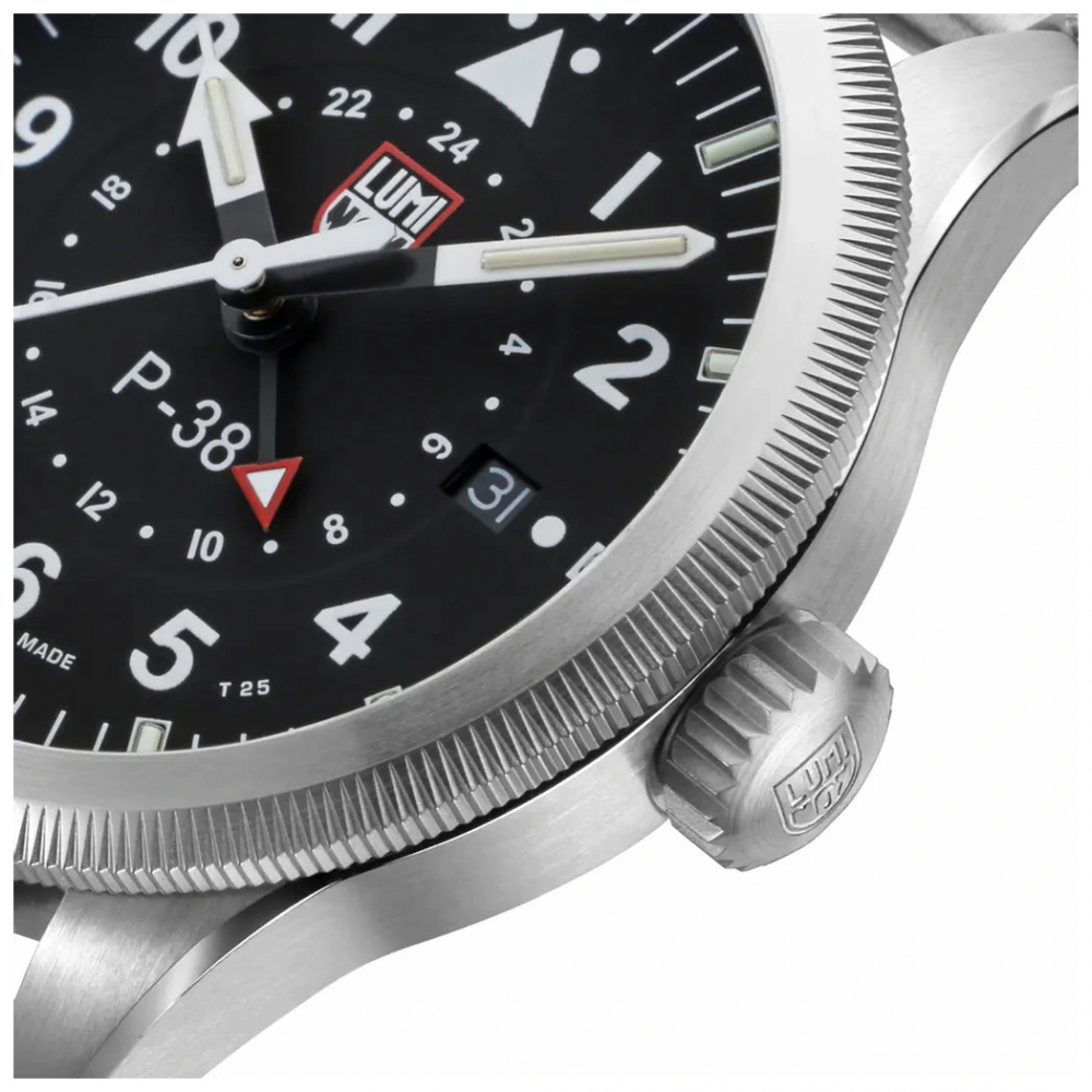 Luminox XA.9522 Herren Armbanduhr Fliegeruhr P-38 Lightning GMT 9520 Series