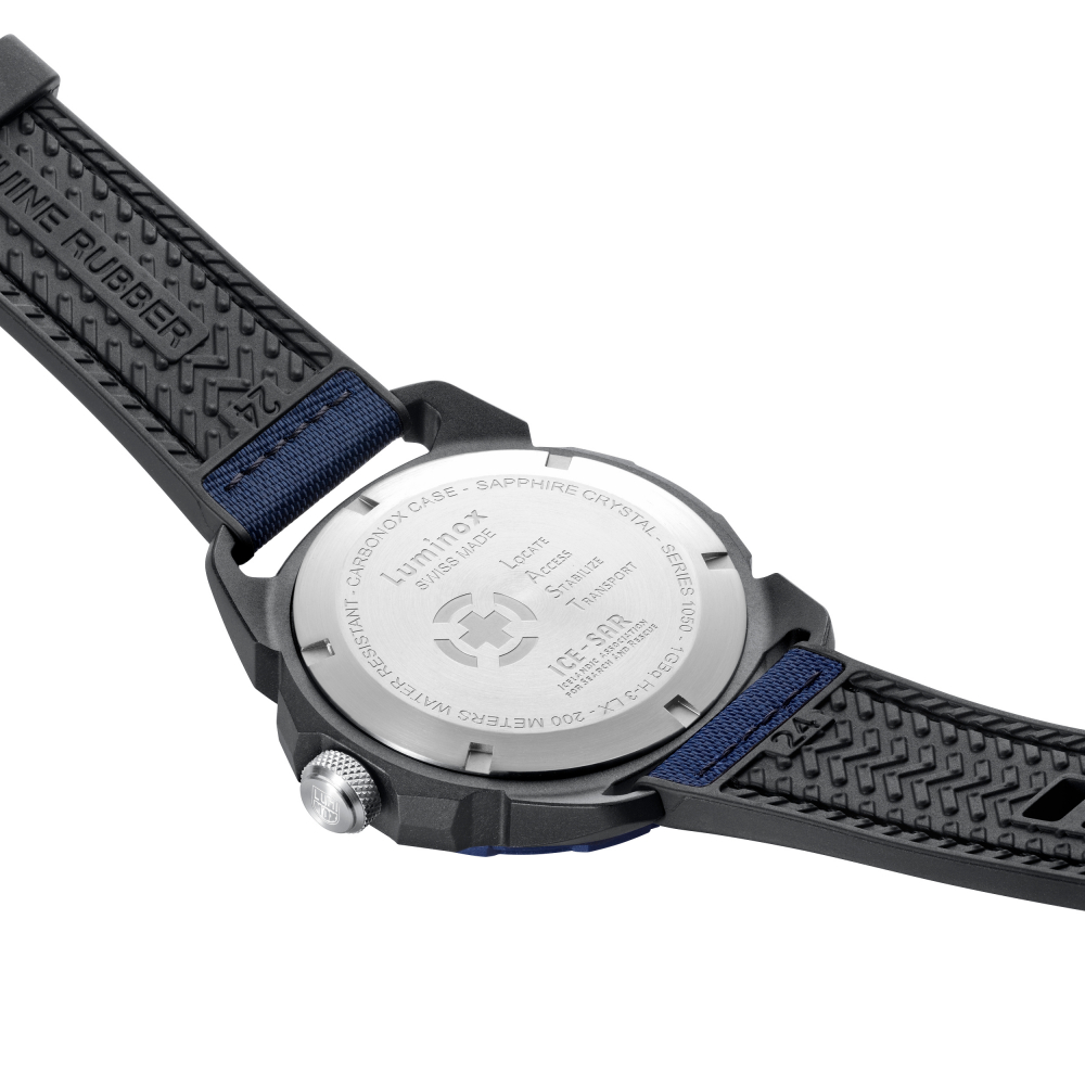 Luminox Armbanduhr ICE-SAR Arctic, 46 mm, Outdoor Uhr XL.1053 Saphirglas, Pulsmesser, Blau
