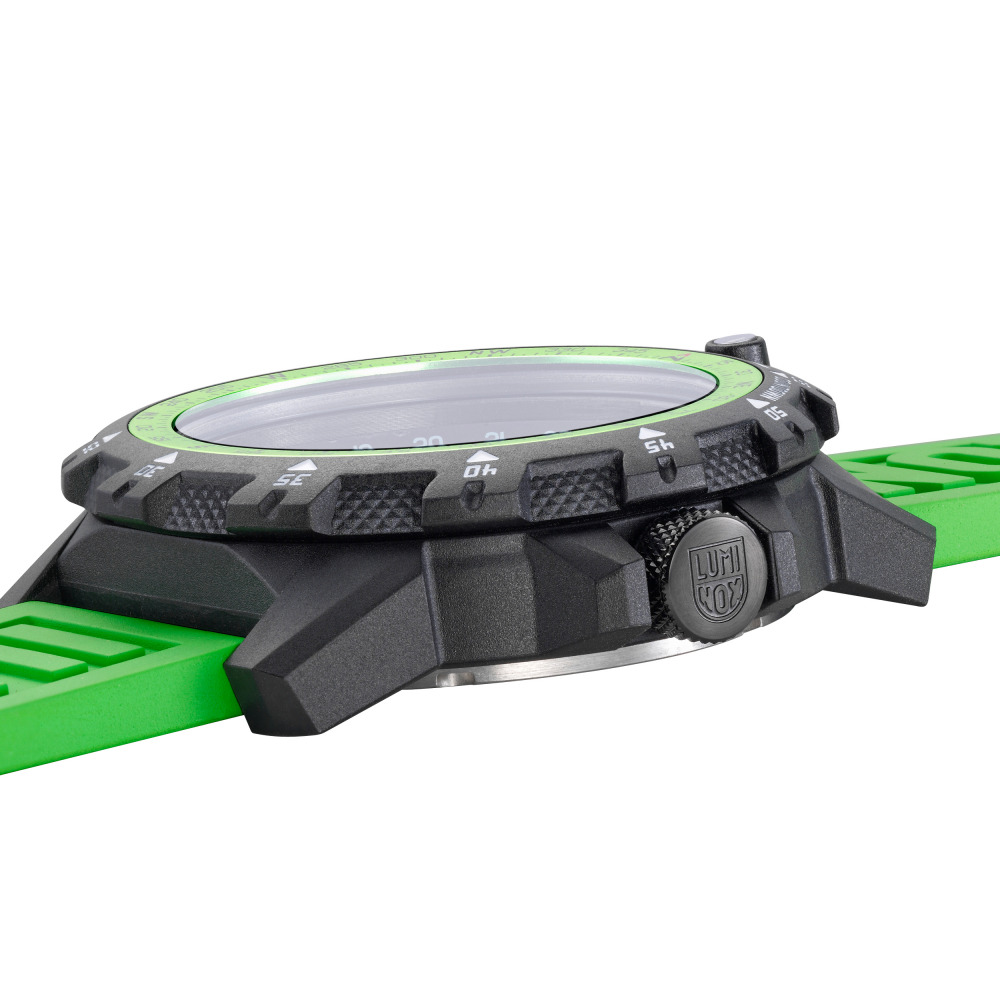 Luminox Herren Armbanduhr XS.3337 Commando Grün, Taucheruhr, Saphirglas, 24h-Anzeige