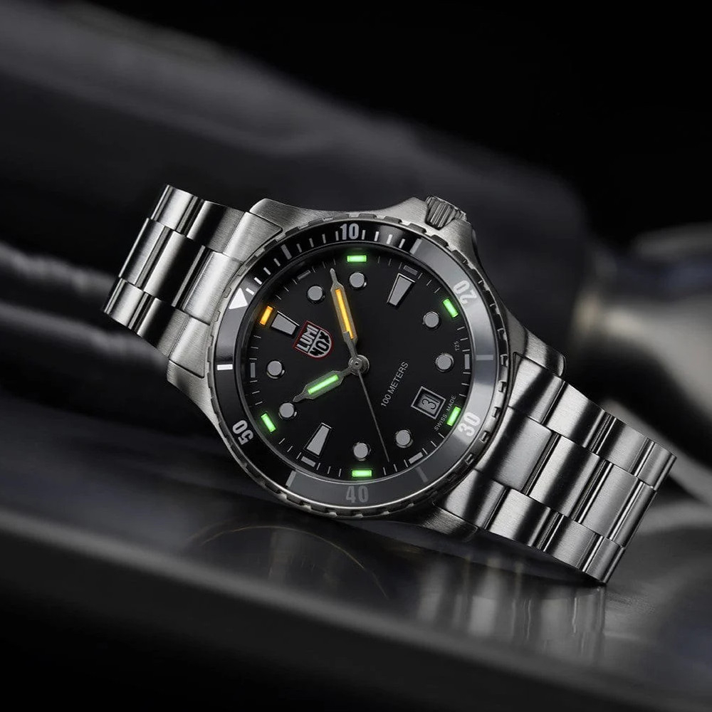 Luminox Herren Armbanduhr XS.0941 Sport Timer schwarz, 40mm, Saphirglas 10 ATM