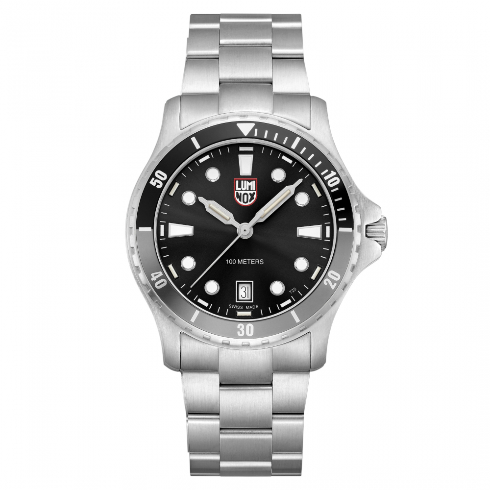 Luminox Herren Armbanduhr XS.0941 Sport Timer schwarz, 40mm, Saphirglas 10 ATM