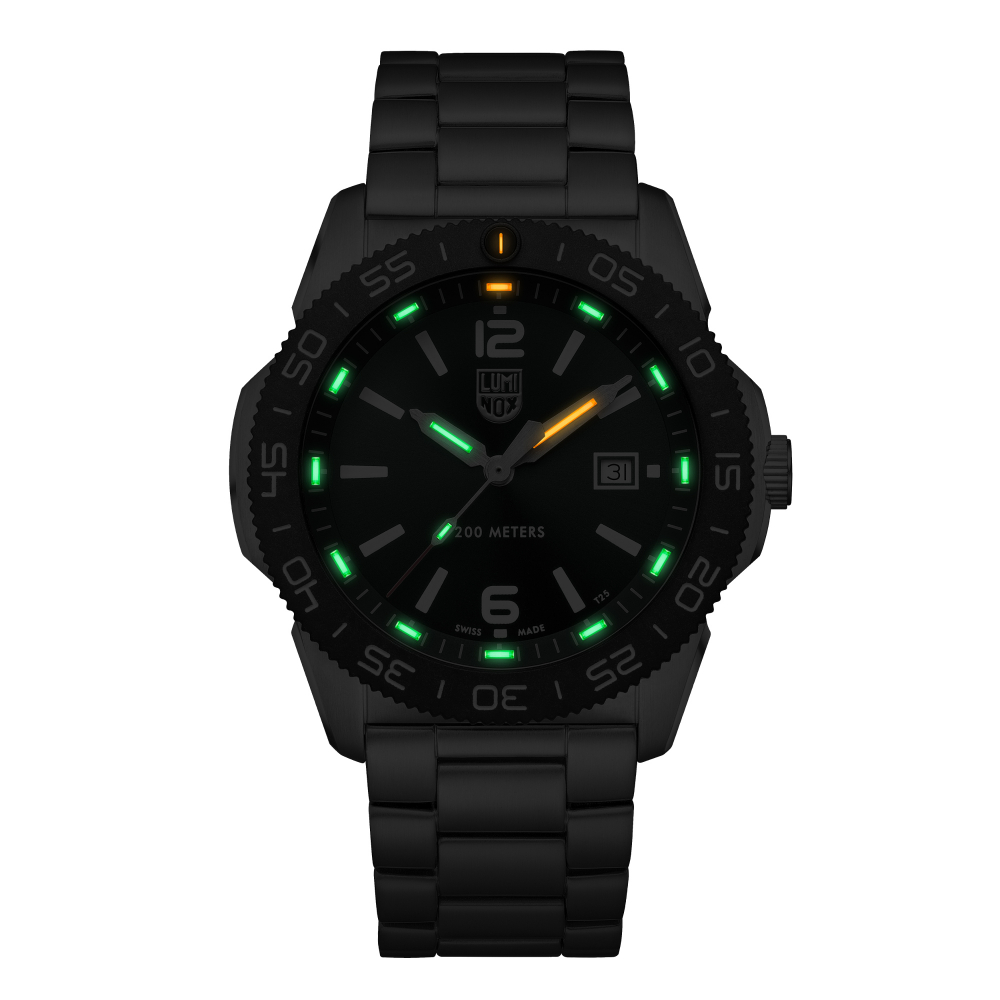 Luminox Herren Armbanduhr XS.3137 Pacific Diver, 44 mm, Taucheruhr Saphirglas 20 ATM