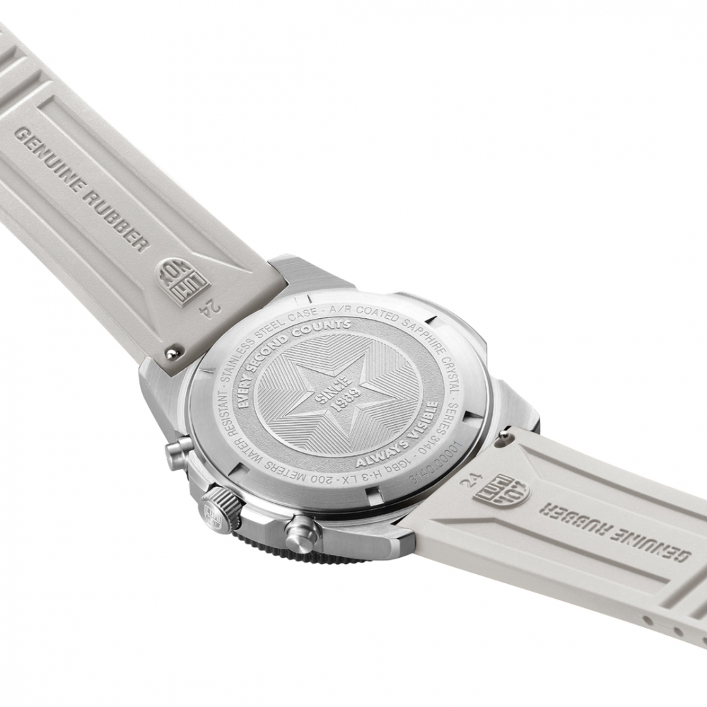 Luminox XS.3141 Pacific Diver Chrono 44 mm, Taucheruhr - Weiß, Saphirglas
