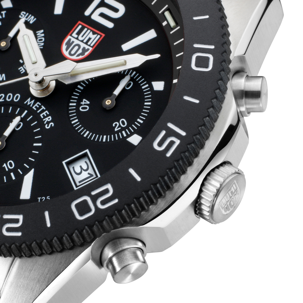 Luminox XS.3142 Armbanduhr Pacific Diver Chrono 44 mm, Taucheruhr, Saphirglas