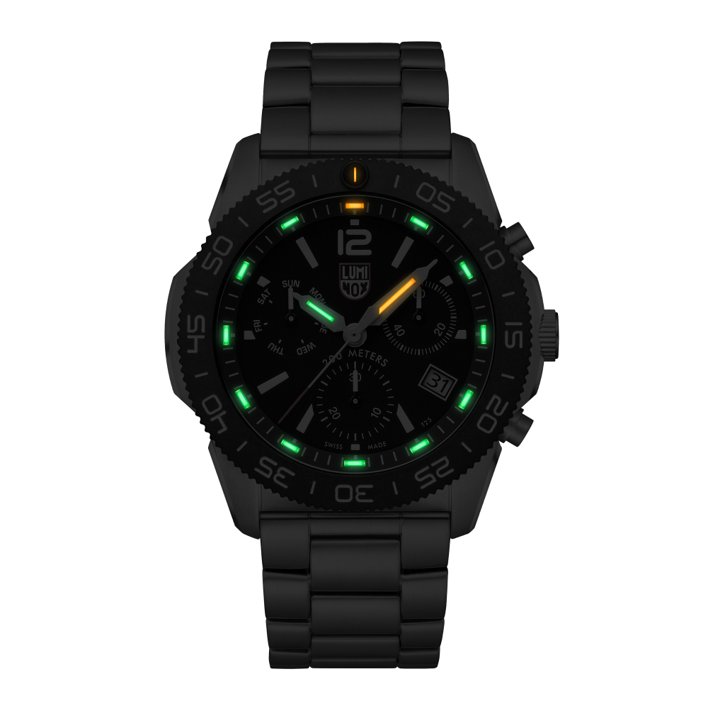 Luminox XS.3142 Armbanduhr Pacific Diver Chrono 44 mm, Taucheruhr, Saphirglas