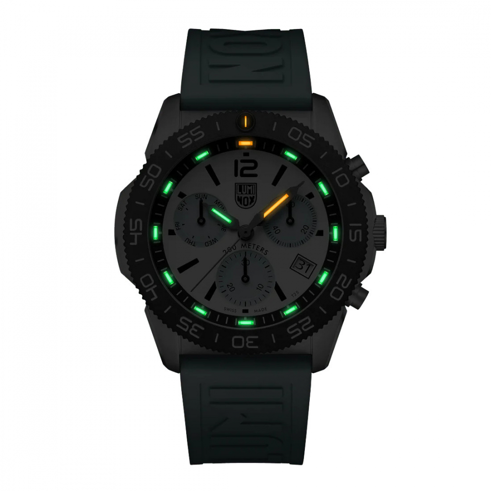 Luminox XS.3143.1 Pacific Diver Chrono 44 mm, Taucheruhr - Türkis, Saphirglas
