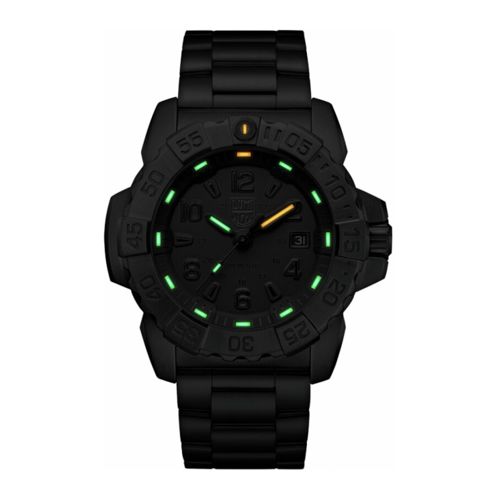 Luminox Armbanduhr XS.3252.BO.L Navy SEAL Steel, 45 mm, Taucheruhr, 20 ATM