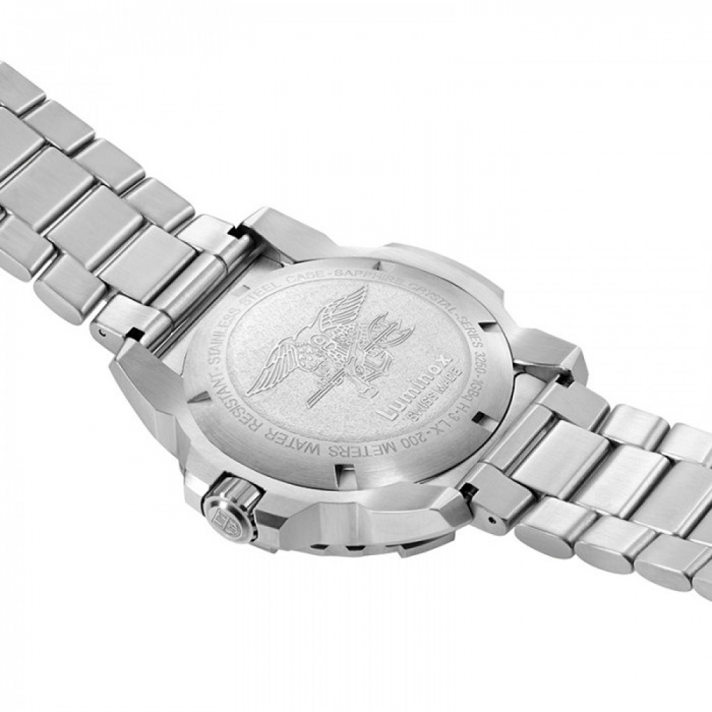 Luminox Herren Armbanduhr Navy SEAL Steel XS.3254 Saphirglas