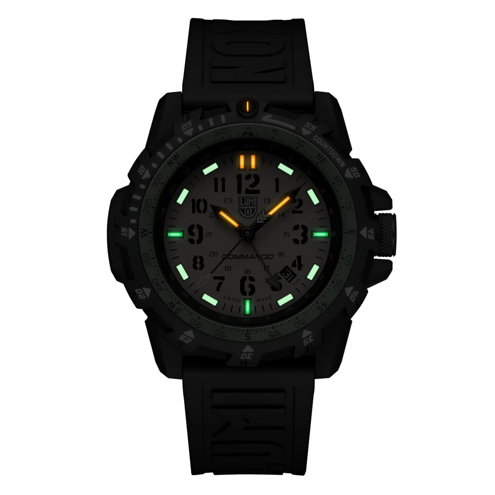 Luminox Herren Armbanduhr XS.3321 Commando Raider, Taucheruhr, Saphirglas, 24h-Anzeige