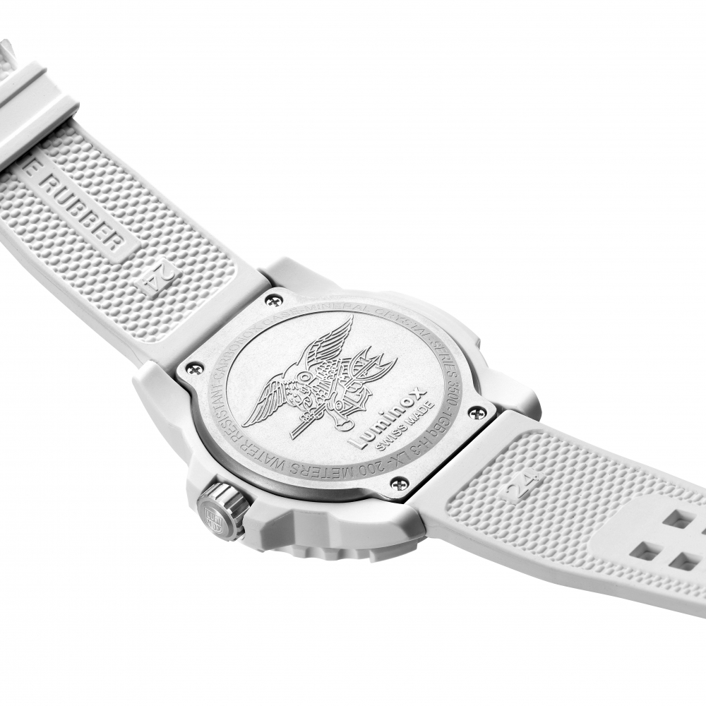 Luminox Navy SEAL Taucheruhr XS.3507.WB weiss-schwarz 45 mm, 20ATM