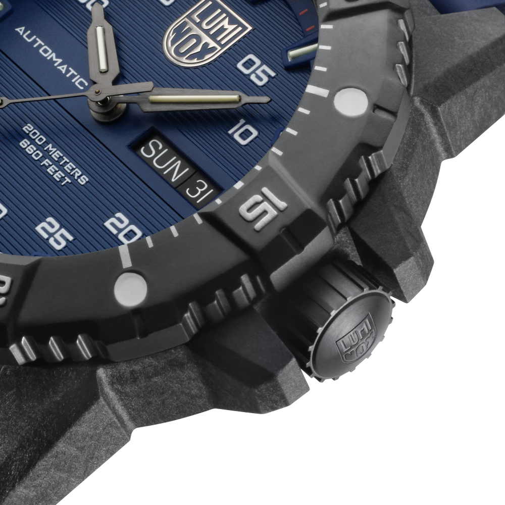 Luminox Armbanduhr XS.3863 Master Carbon SEAL Automatic Militär Day-Date Saphirglas