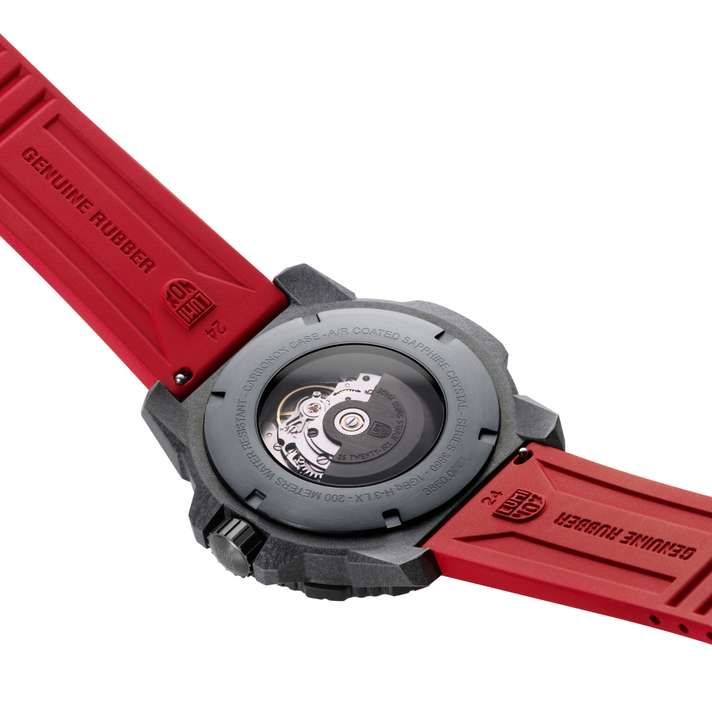 Luminox XS.3875 Master Carbon SEAL Automatic Militäruhr Day-Date Saphirglas
