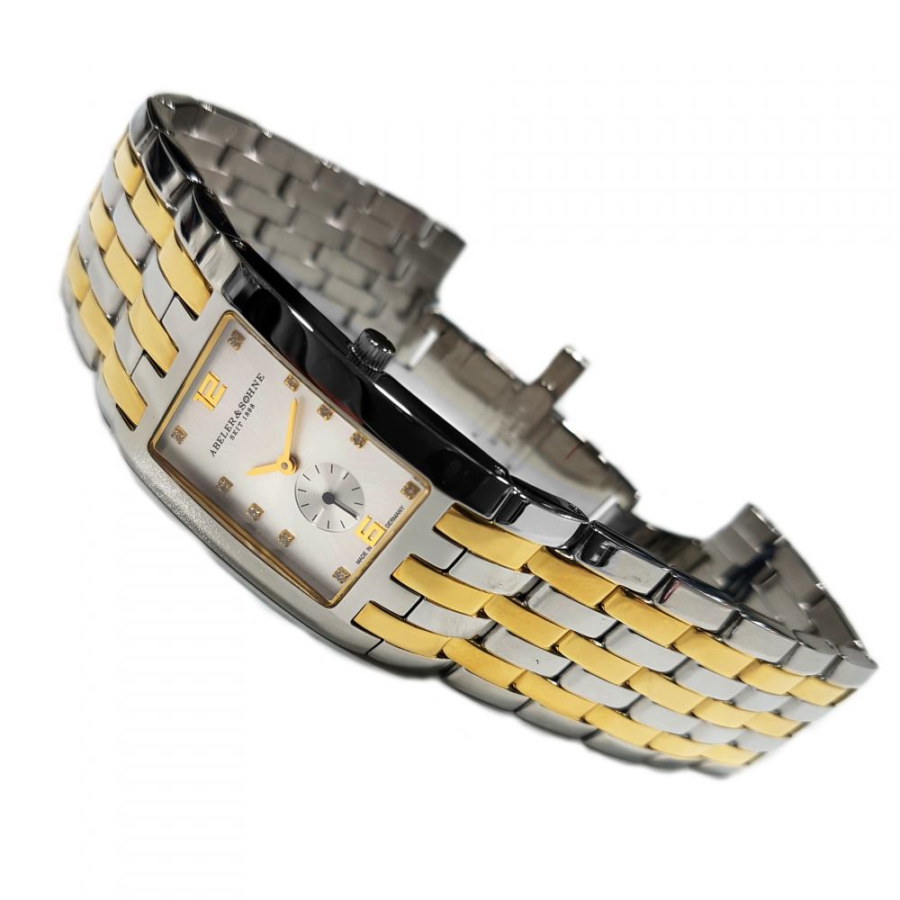 ABELER & SÖHNE AS3138 Damen Armbanduhr bicolor Saphirglas Rondawerk