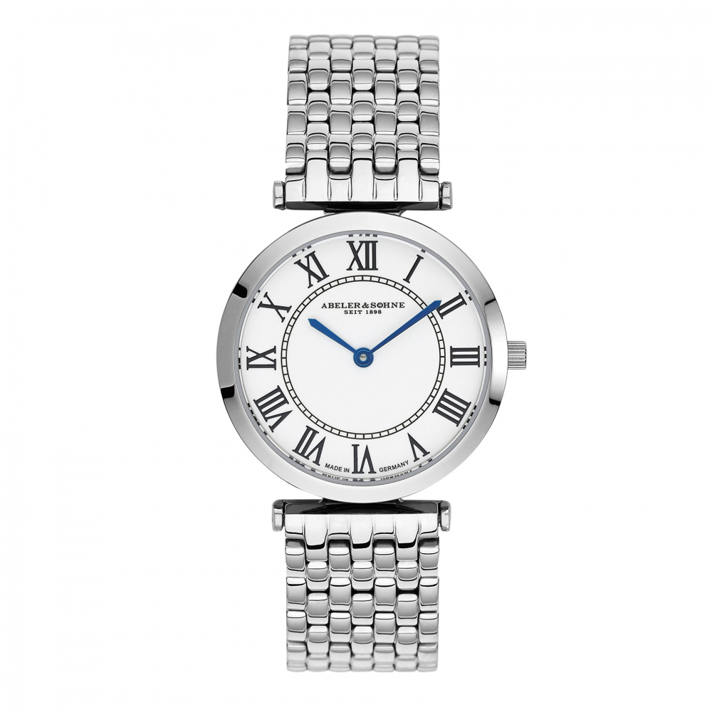 ABELER & SÖHNE AS3204 Damen Armbanduhr Saphirglas Ronda-Werk römisch