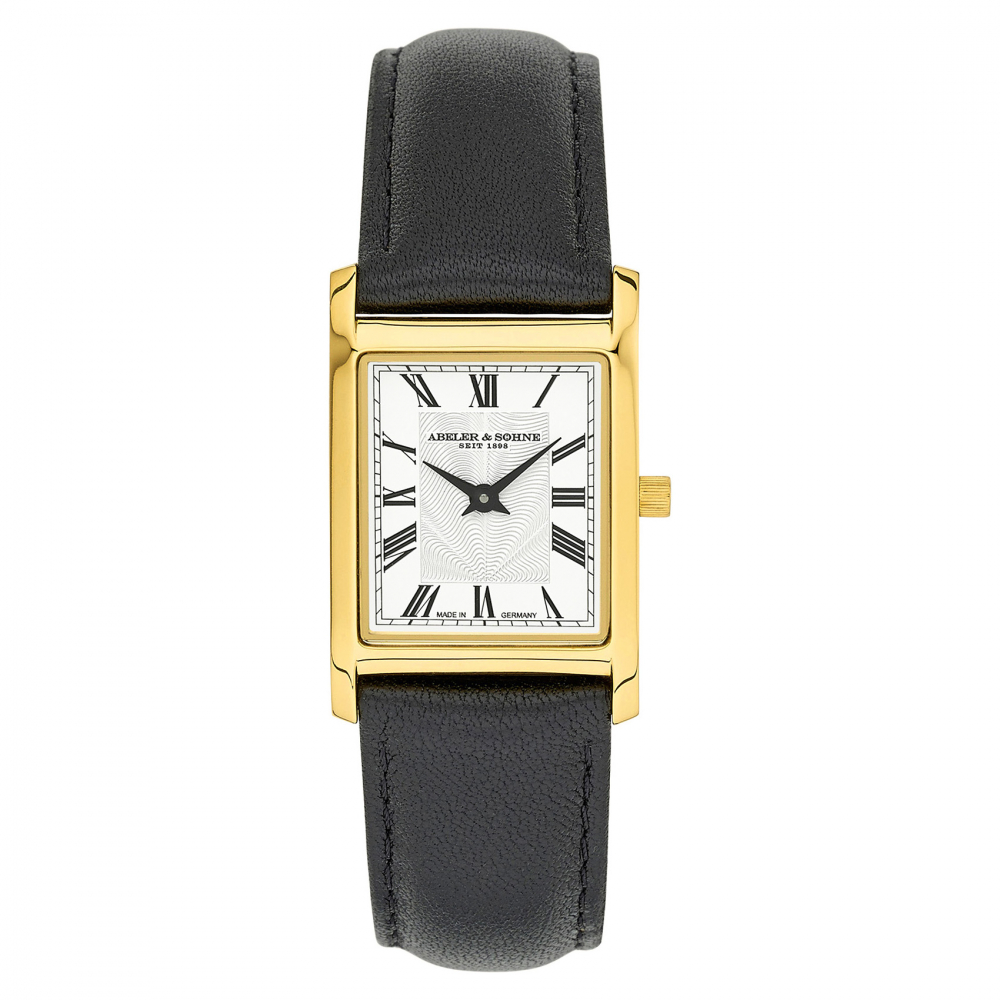 ABELER & SÖHNE AS3216 Damen Armbanduhr Saphirglas Rondawerk Lederband