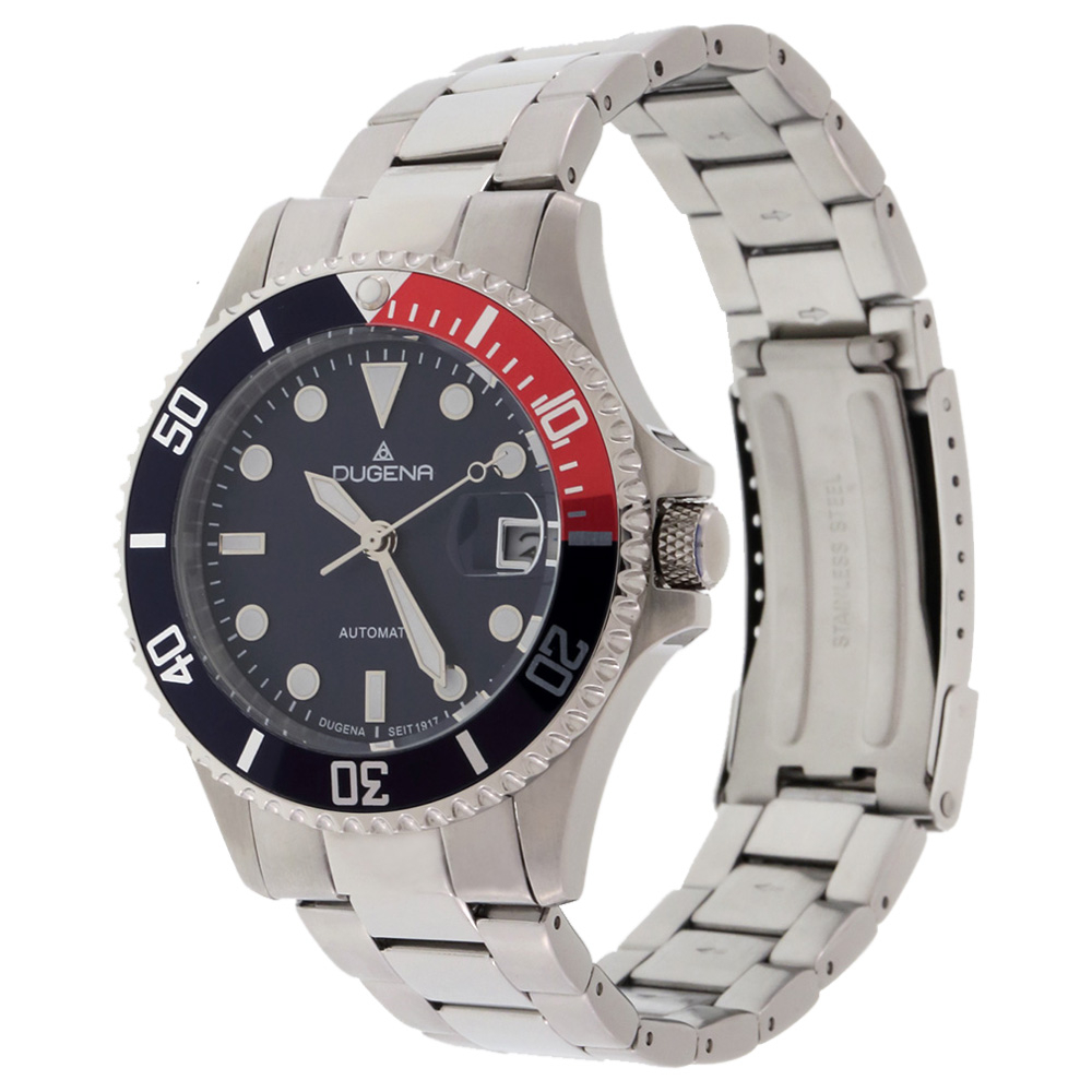Dugena 4460588 Diver Herren Armbanduhr automatik 10ATM Edelstahl