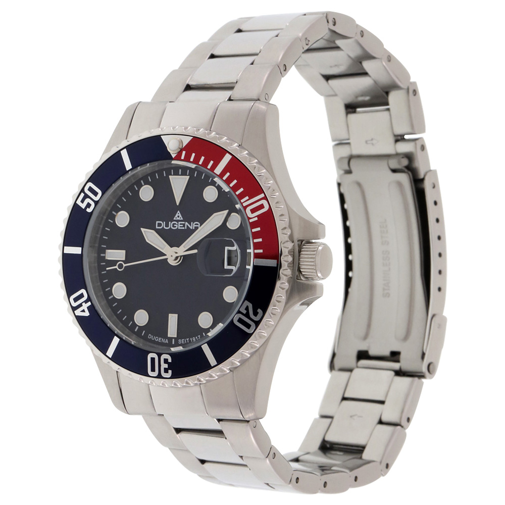 Dugena 4460774 Diver Herren Taucheruhr bis zu 30 ATM