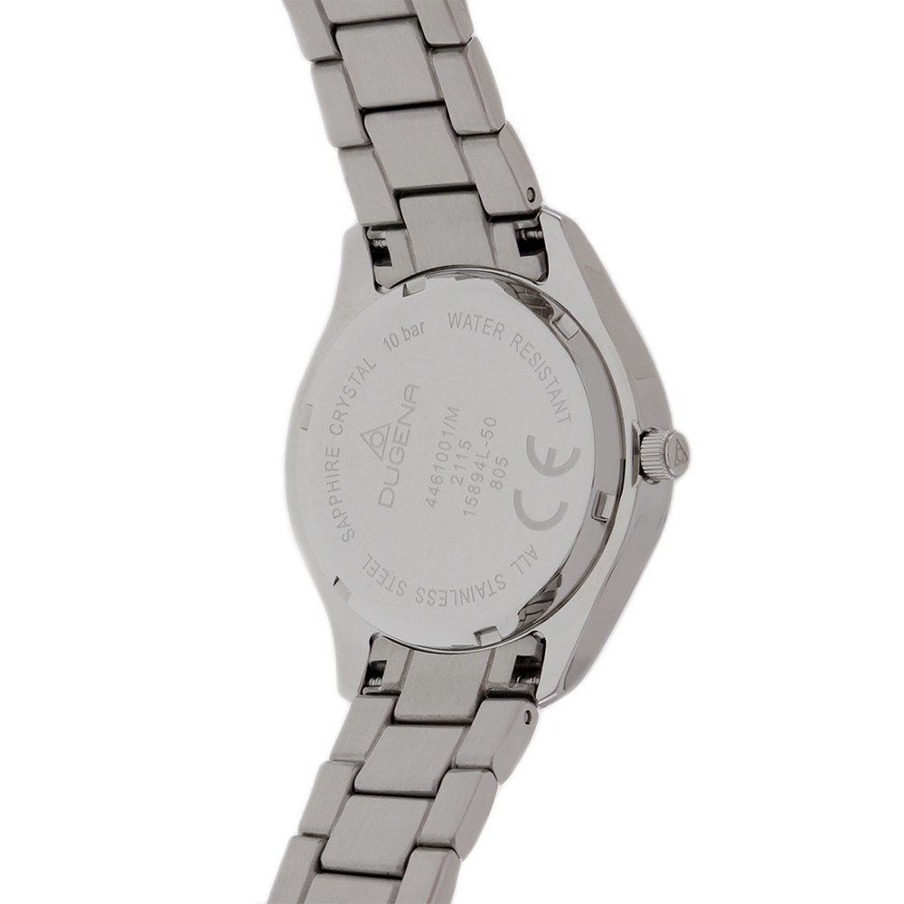 DUGENA Damen Armbanduhr 4461001 Tresor Woman, Saphirglas, 10 ATM, in blau