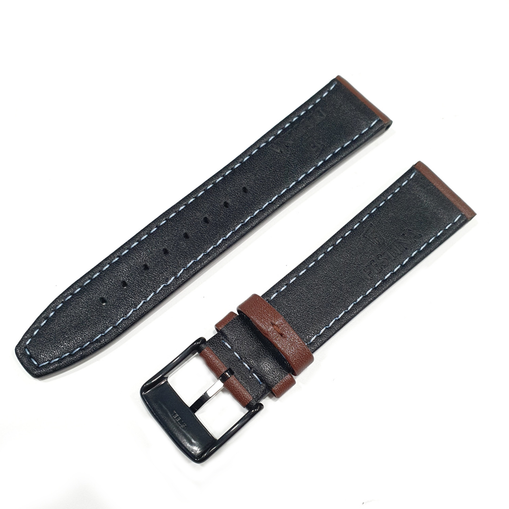 Festina Uhrenband Ersatzband Wechselband Lederband F20519 Braun Stegbreite 22mm