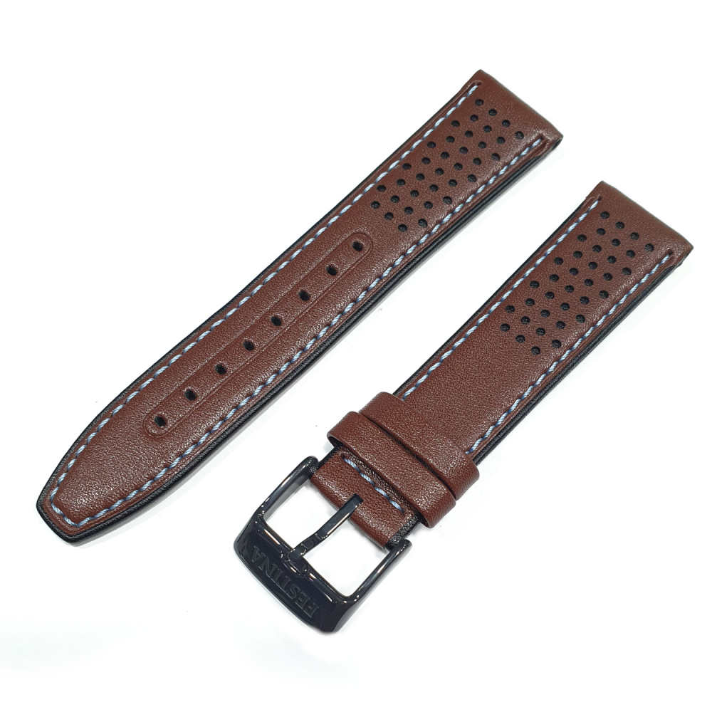 Festina Uhrenband Ersatzband Wechselband Lederband F20519 Braun Stegbreite 22mm