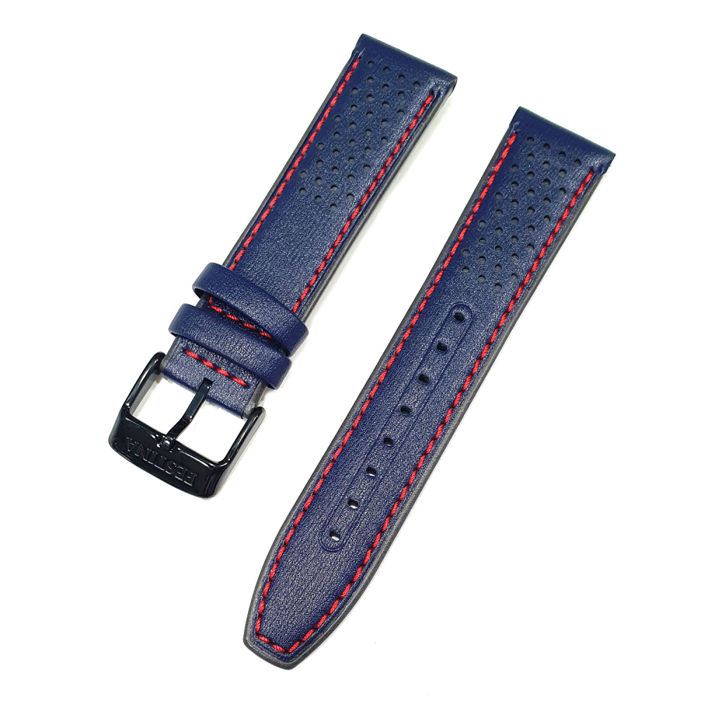 Festina Uhrenband Ersatzband Wechselband Lederband F20519 blau Stegbreite 22mm