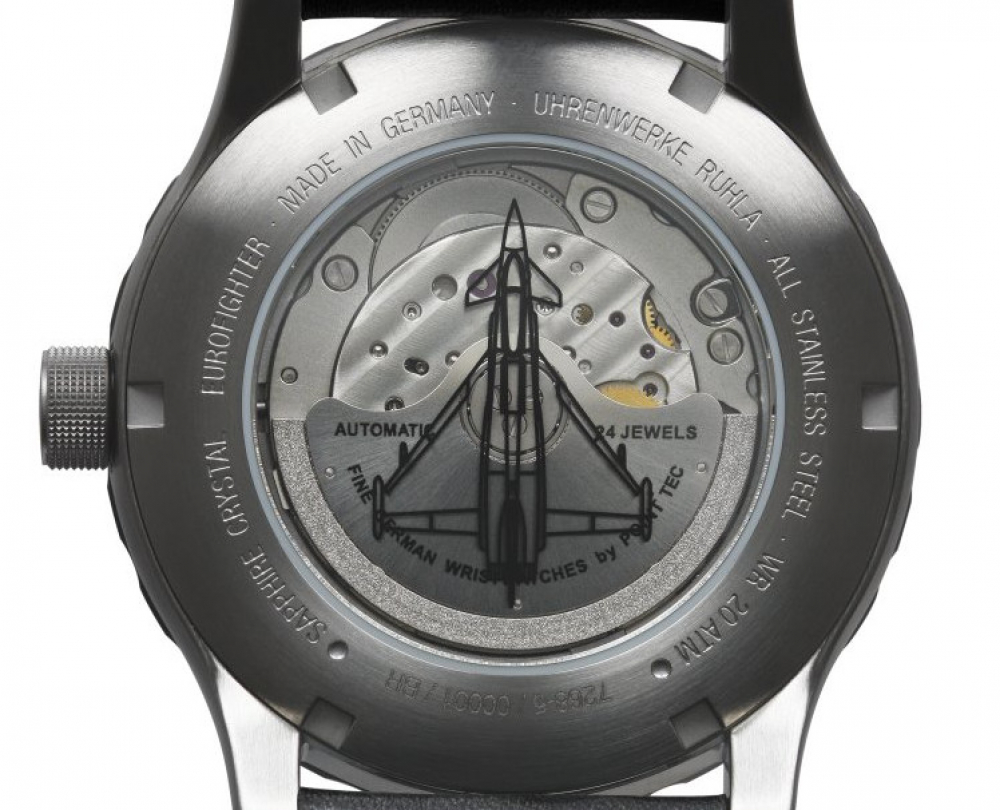 ZEPPELIN 7268M-5 Eurofighter Typhoon Automatik Uhr, leuchtendes Zifferblatt, 20ATM