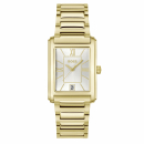 Boss Herren Armbanduhr 1514280 Edelstahl goldfarben Rechteckig