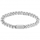 BOSS 1580144M Herren Glieder-Armband Edelstahl Silberfarben 20cm