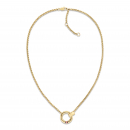 TOMMY HILFIGER Damen Kette 2780945 Edelstahl Goldfarben 40 + 5cm
