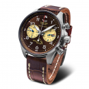Vostok Europe Space Race Chronograph 6S21-​325B668, 47mm, rosé